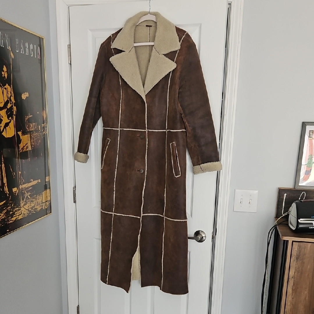 Wilson Leather Faux Shearling Coat Xl